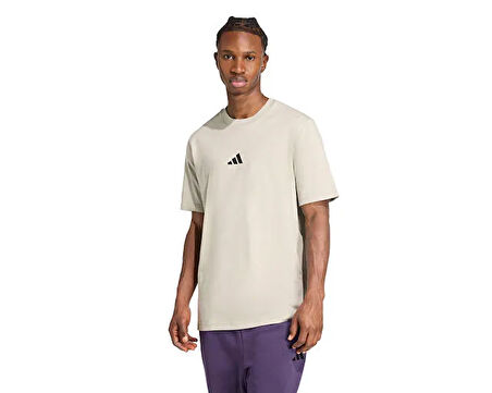 Adidas M Sl Sj T Erkek Günlük Tişört JX5658 Gri