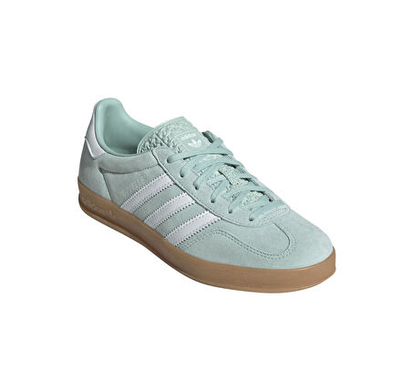 JS1396-K adidas Gazelle Indoor W Kadın Spor Ayakkabı Turkuaz
