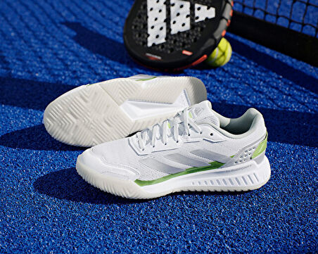 adidas Courtquick Padel W Unisex Tenis Ayakkabısı JP7229 Beyaz