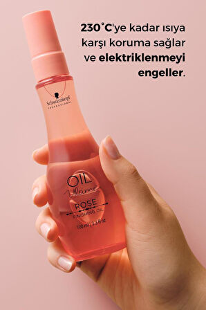 Rose Oil - Gül Yağı 100ml İnce Telli Saçları Besler | Yumuşaklık, Parlaklık, Pürüzsüzlük