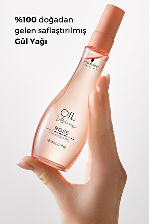 Rose Oil - Gül Yağı 100ml İnce Telli Saçları Besler | Yumuşaklık, Parlaklık, Pürüzsüzlük