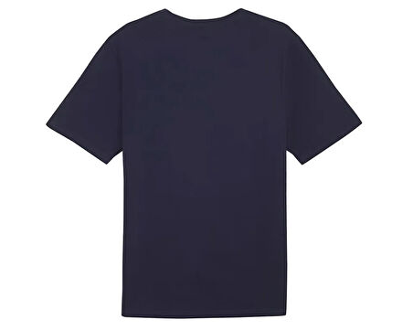 Puma Teamrise Logo Jersey Cotton Erkek Günlük Tişört 65870506 Lacivert