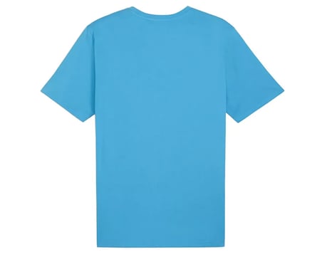 Puma Teamrise Logo Jersey Cotton Erkek Günlük Tişört 65870502 Mavi