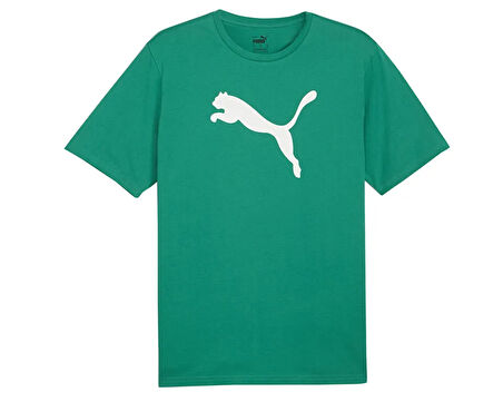 Puma Teamrise Logo Jersey Cotton Erkek Günlük Tişört 65870505 Yeşil
