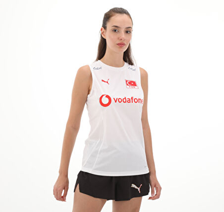 706395-01 Puma Women Vollyball Jersey Kadın Forma Beyaz