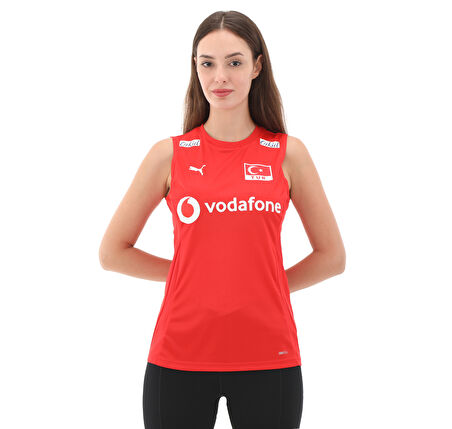 706395-02 Puma Women Vollyball Jersey Kadın Forma Kırmızı