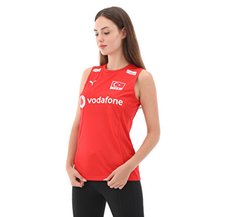 706395-02 Puma Women Vollyball Jersey Kadın Forma Kırmızı