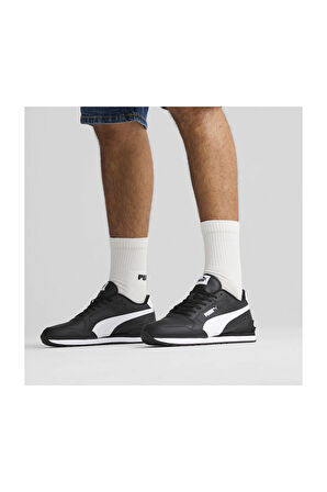 Puma Erkek ST Runner v4 Deri Spor Ayakkabı - 399068-03