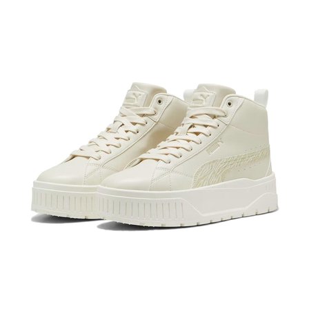 Puma 397460 Karmen II Mid Animal Fever Spor Ayakkabı Krem