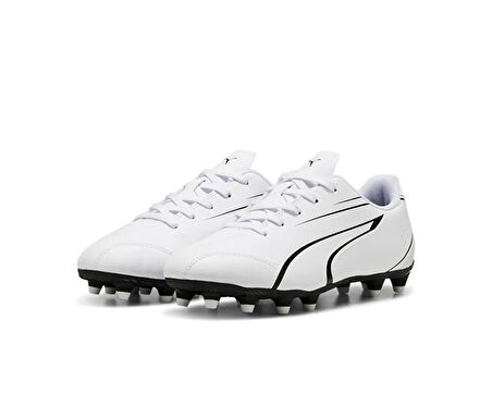 Puma Vitoria Fg/Ag Jr Çocuk Çim Zemin Kramponu 10748606 Beyaz