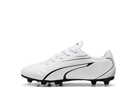 Puma Vitoria Fg/Ag Jr Çocuk Çim Zemin Kramponu 10748606 Beyaz