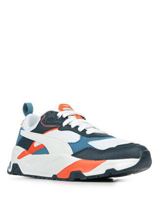 Puma Beyaz - Mavi Erkek Çocuk Yürüyüş Ayakkabısı 39083815-Trinity Jr Club Navy-PUMA