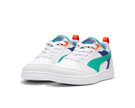 Puma Rebound V6 Lo Ready Çocuk Günlük Ayakkabı 39793901 Beyaz