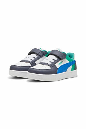 PUMA 39446208 Puma Caven 2.0 Block AC+ PS-PUMA White-Hyperlink Blue-Galactic Gray