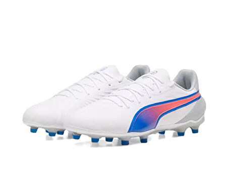 Puma King Ultimate Fg/Ag Erkek Çim Zemin Kramponu 10786302 Beyaz