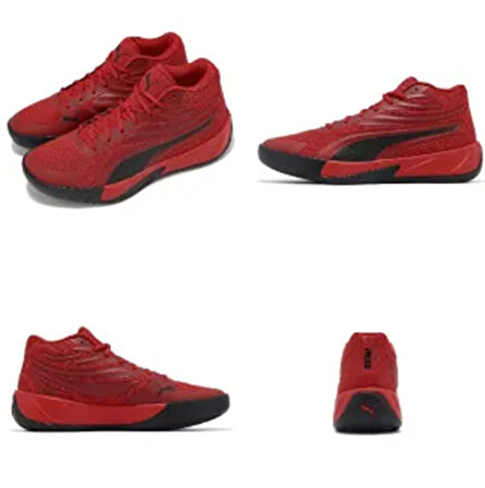 Puma Court Pro Kırmızı Genç Basketbol Ayakkabısı - 310829 02