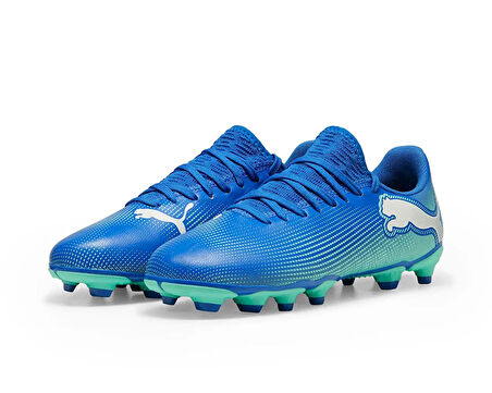 Puma Future 7 Play Fg/Ag Jr Çocuk Çim Zemin Kramponu 10794901 Mavi