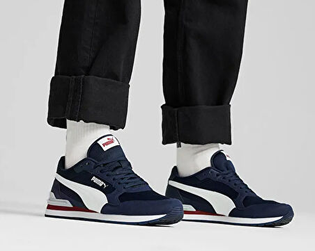 Puma St Runner V4 Mesh Erkek Günlük Ayakkabı 39966602 Lacivert