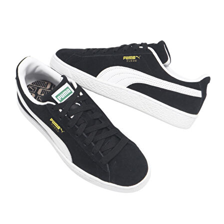 Suede Classic Erkek Siyah Sneaker Ayakkabı 39978101