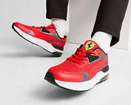 Puma Ferrari Vis2K Erkek Günlük Ayakkabı 30829604 Kırmızı