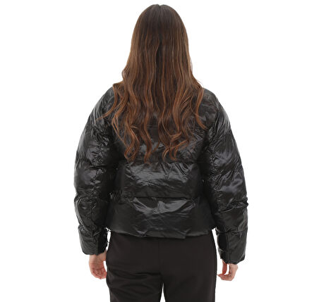 626514-01 Puma Shiny Puffer Jacket Kadın Mont Siyah