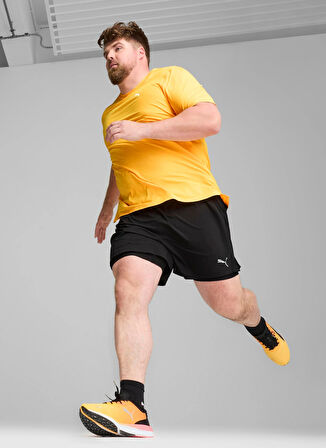 Sarı Erkek Bisiklet Yaka T-Shirt 52498938 RUN CLOUDSPUN SS TEE