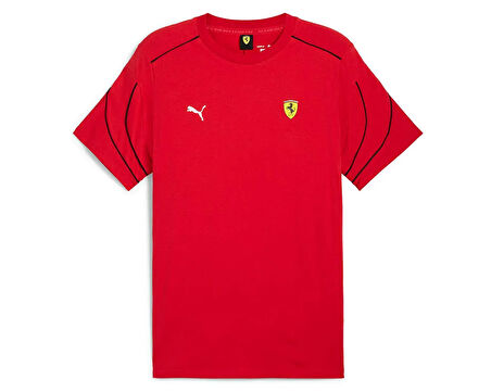Puma Ferrari Race Mt7+ Tee Erkek Günlük Tişört 62704502 Kırmızı