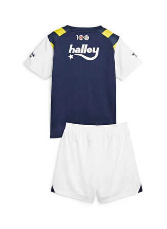 Puma Düz Beyaz - Mavi Erkek Eşofman Takımı 77537202-FSK Away Minikit w/o Socks