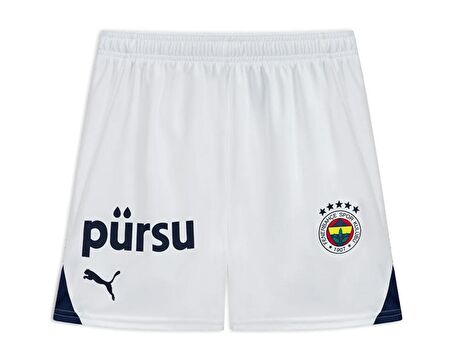 Puma Fsk Shorts  Jr Fenerbahçe Sk 2024/2025 Çocuk Futbol Şortu 77538304 Beyaz