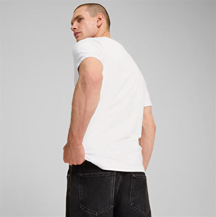 Puma Graphics Tee Beyaz Erkek Tişört - 683209 02