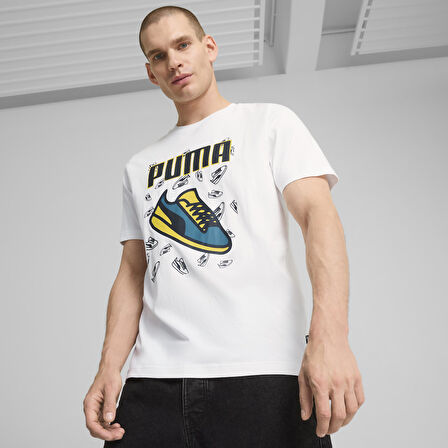 Puma 68320902 Graphics Sneaker Tee Erkek Spor Tişört