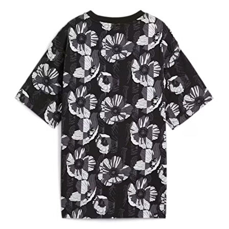 Essentials+ Kadın Siyah Günlük Stil T-Shirt 68169201
