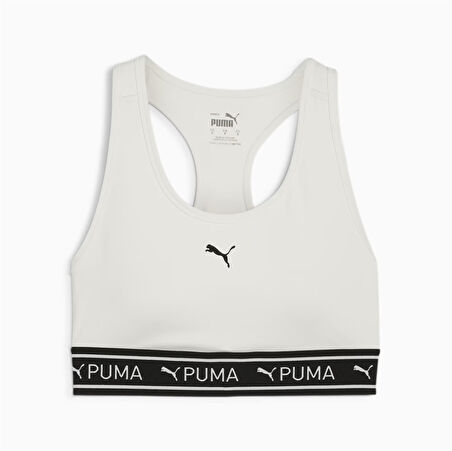 Puma 4KEEPS Elastic Bra Beyaz Sporcu sütyeni - 525319 05