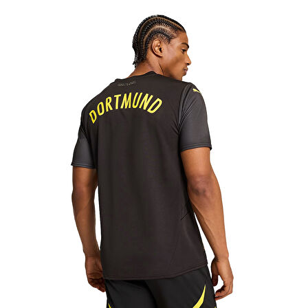 Borussia Dortmund Away Erkek Siyah Futbol Forma 77495602