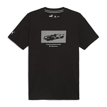 Bmw Mms Erkek Siyah Günlük Stil T-Shirt 62750301