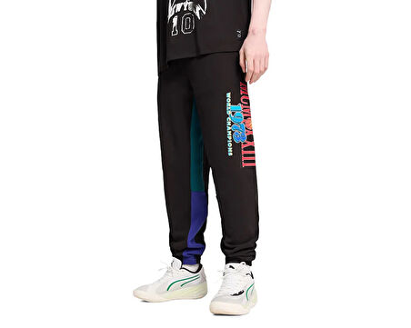 Puma Bandwagon Sweat Erkek Basketbol Eşofman Altı 62721701 Siyah