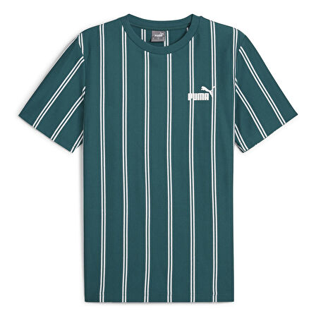 Sports Club Aop Erkek Yeşil Günlük Stil T-Shirt 68186222