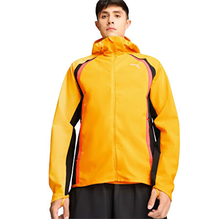 Run Ultwve Raincell Erkek Sarı Koşu Yağmurluk 52579938