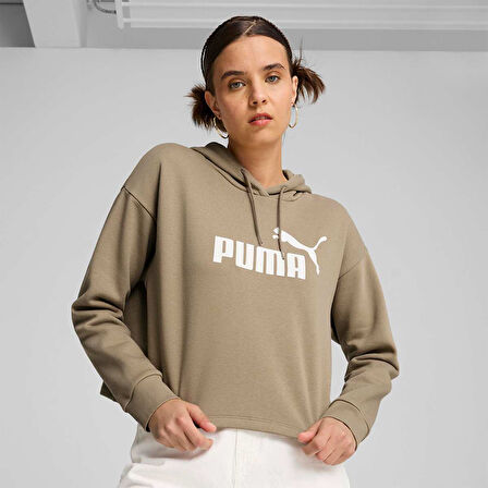 Puma Kadın Hoodie Ess Cropped Logo