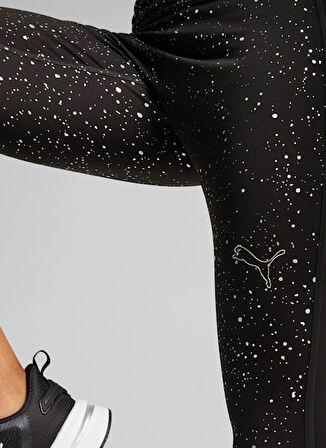 Siyah Kadın Lastikli Bel Dar Kalıp Tayt 52579701 INTERGALACTIC HW 7/8 TIGHT