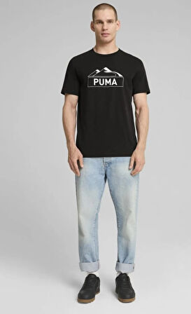 Puma 681994-01 Open Road Graphics Tee Tişort Erkek T-Shirt