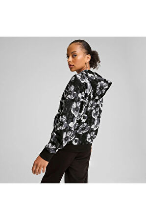 ESS+ CLASS ACT Kadın Grafik Kapüşonlu Sweatshirt