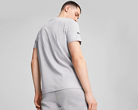 Puma MapF1 Ess Logo Tee Erkek Günlük Tişört 62734902 Gri