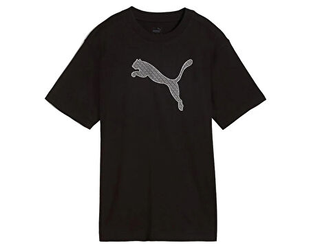 Puma Her Graphic Tee Kadın Günlük Tişört 68161901 Siyah