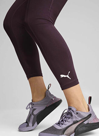 Bordo Kadın Lastikli Bel Dar Kalıp Tayt 52160144 Train PUMA STRONG HW Tight