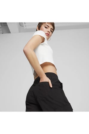 DOWNTOWN Cargo Pants Siyah Kadın Pantolon