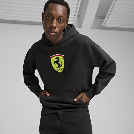 Puma 62705401 Ferrari Race Bigshield Hdie Erkek Sweatshirt