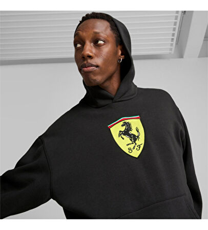 Puma 62705401 Ferrari Race Bigshield Hdie Erkek Sweatshirt