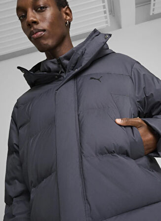 Puma 62646669 Protective Down Parka Gala Gri Düz Erkek Mont