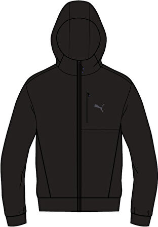 Puma 68165401 Open Road Full-Zip Erkek Sweatshirt